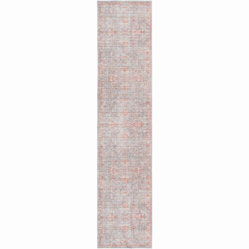 Unique Loom 2' 7 x 12' 0 Nostalgia Olivia Machine Washable Antique Blue Area Rug
