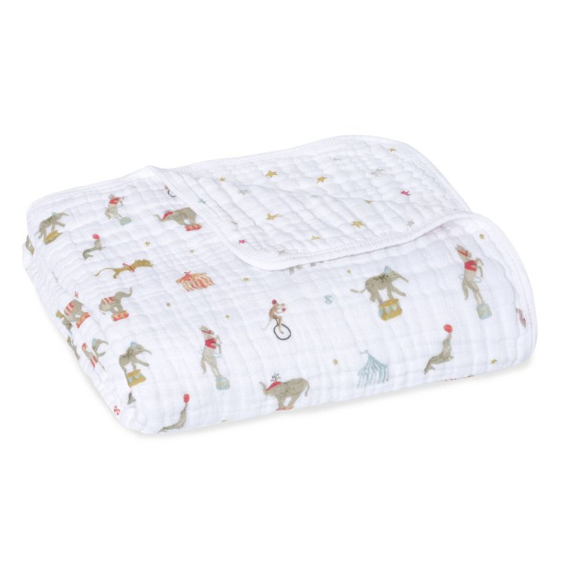 aden + anais essentials Muslin Blanket - Elephant Circus