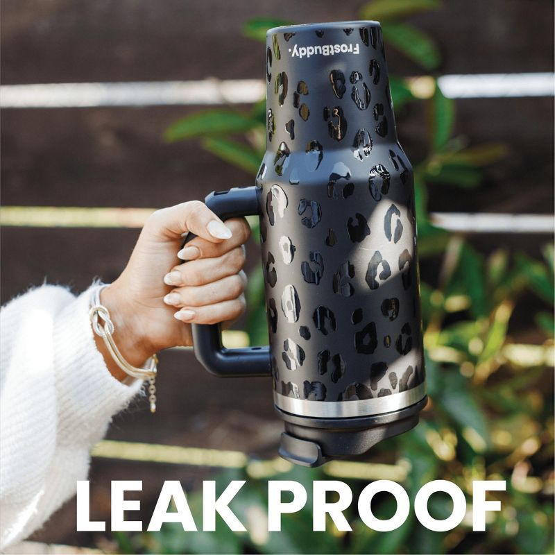 FrostBuddy 40 Oz Thicc Buddy Insulated Tumbler | Stainless Steel + Chapstick Holder Lights 40