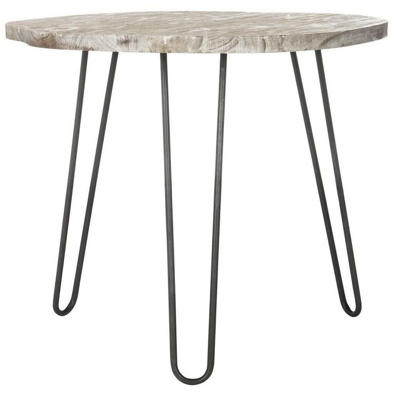Mindy Dining Table - Natural/Grey - Safavieh