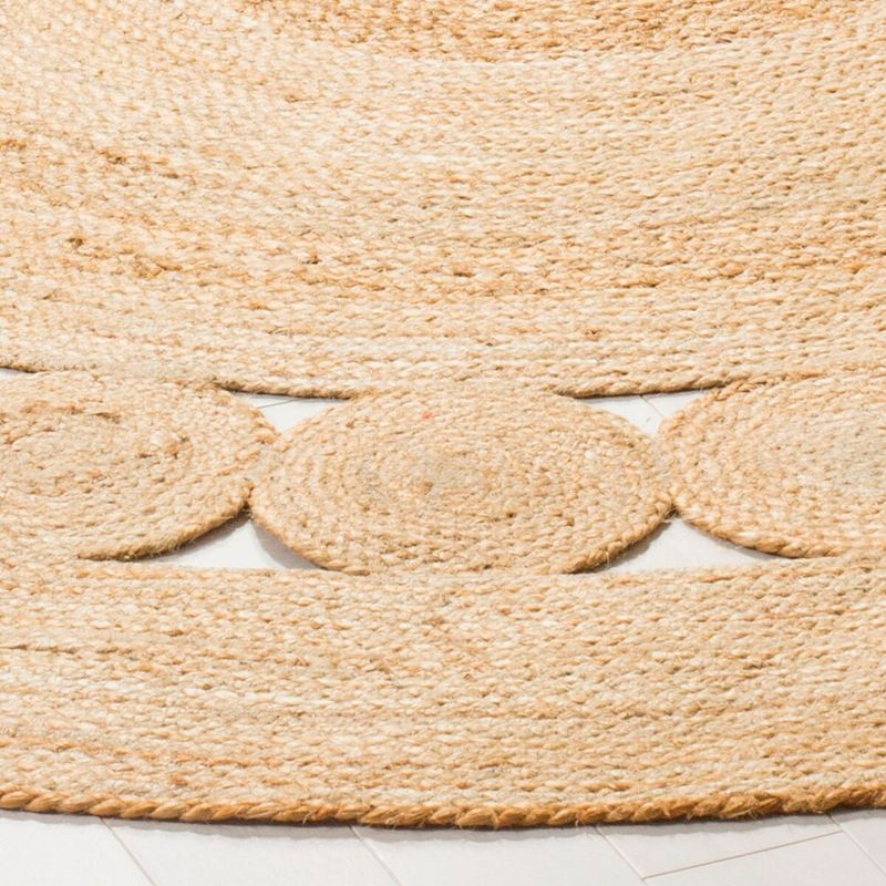 Natural Fiber NF364 Hand Woven Indoor Accent Rug - Natural - 3' Round - Safavieh.
