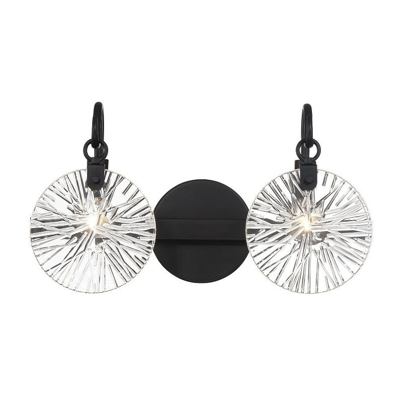 Savoy House Addison 2 - Light Vanity in  Matte Black