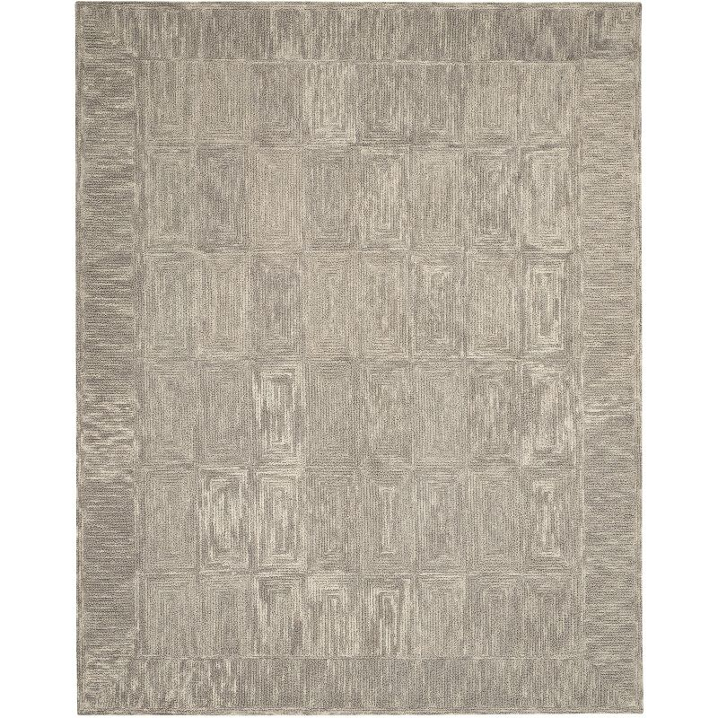 Nourison Vail Contemporary Indoor Area Rug Grey 8'3" x 11'6"