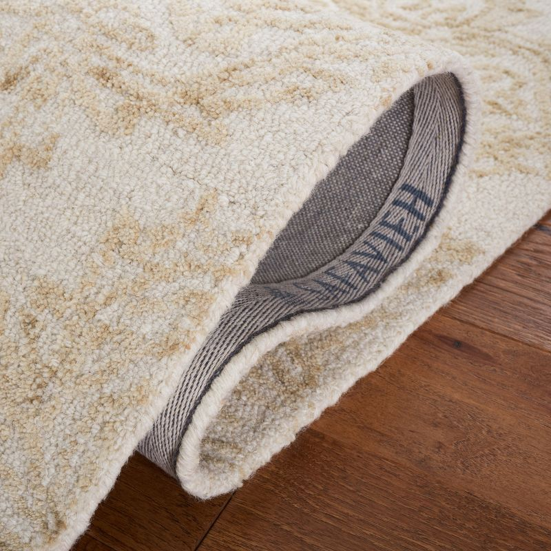 Abstract ABT346 Hand Tufted Accent Rug - Ivory/Beige - 2'x3' - Safavieh.