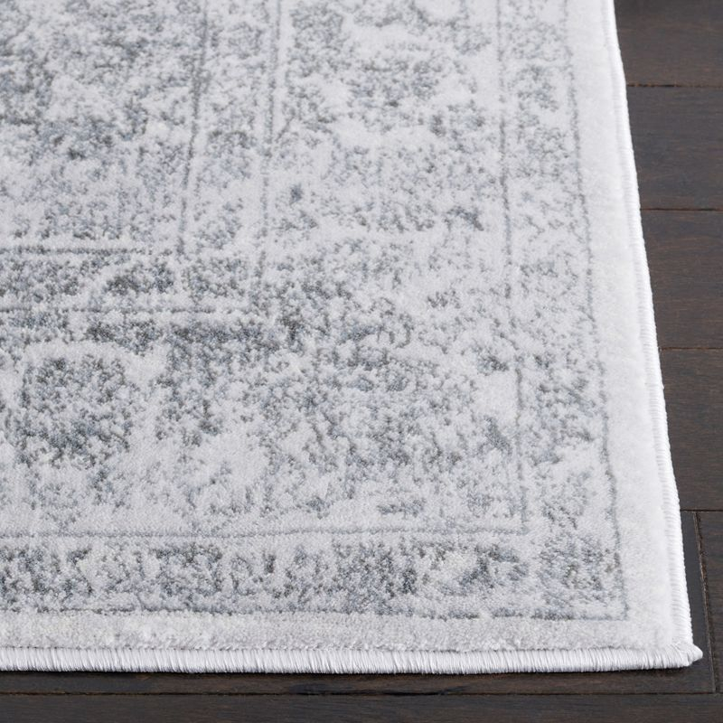 Carnegie CNG631 Power Loomed Accent Rug - Cream/Dark Grey - 2'3"x4' - Safavieh.
