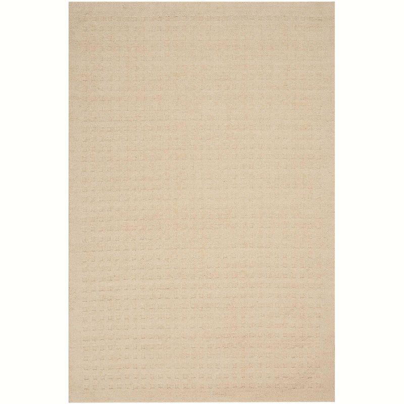 Nourison Perris Textured Indoor Area Rug Ivory 6'6" x 9'6"