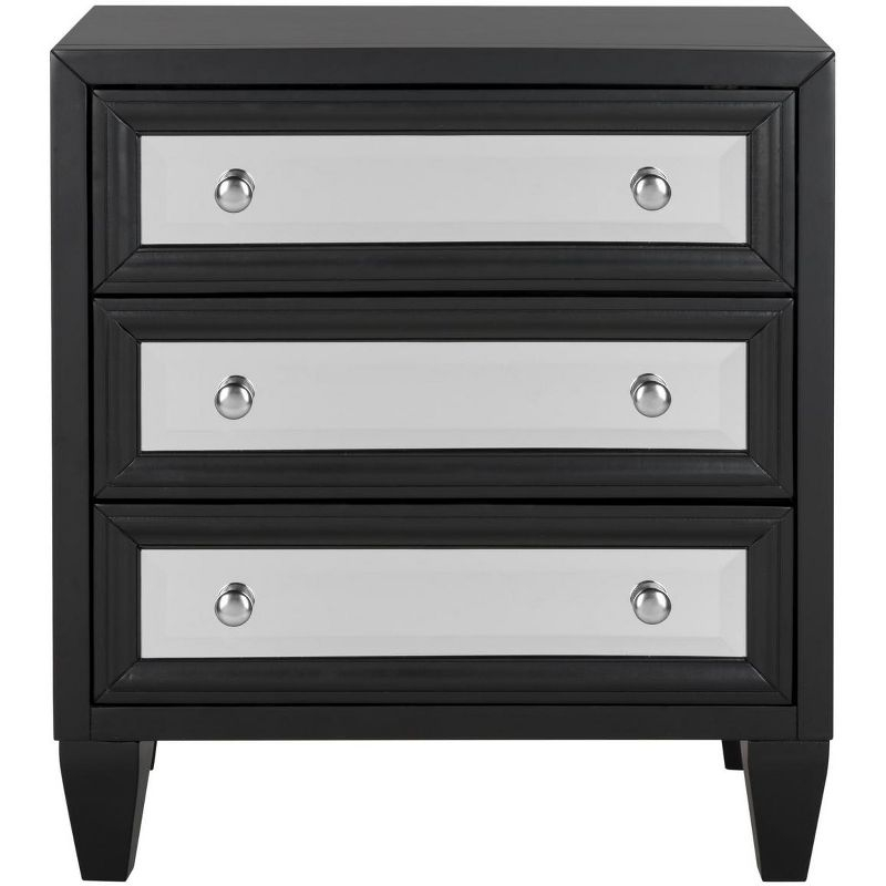 Marlon 3 Drawer Chest - CHS9202 - Black - Safavieh