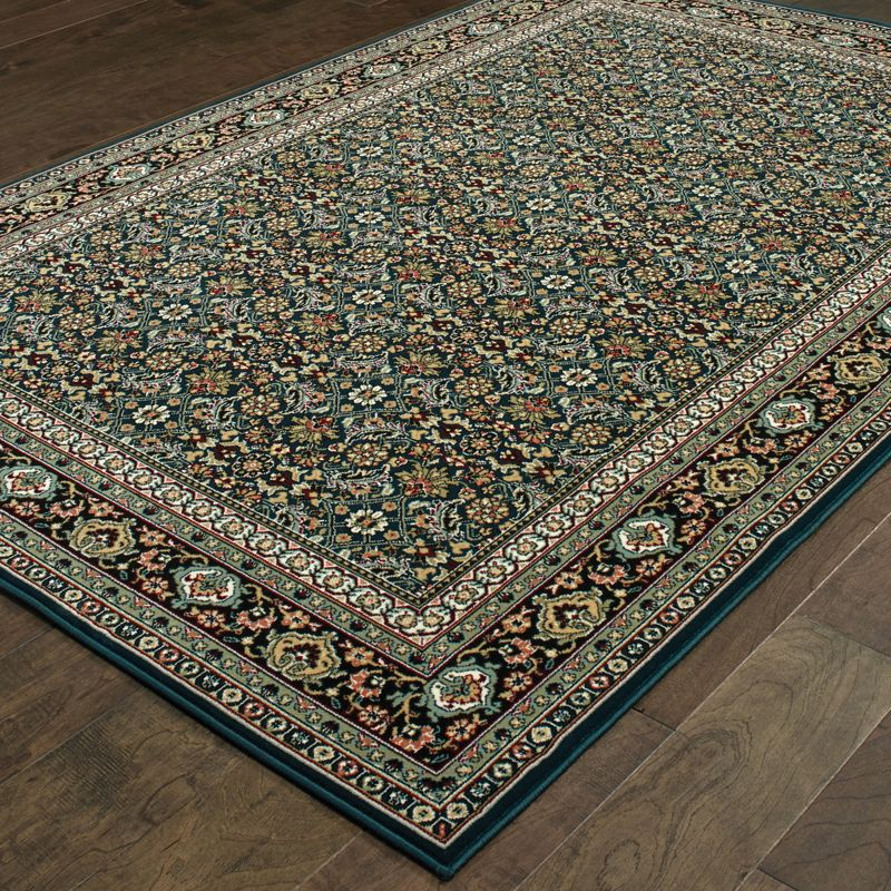 Oriental Weavers Kashan 180L1 Navy / Multi Indoor Area Rug - 7'10" x 10'10"