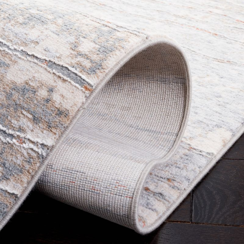 Marmara MRM304 Power Loomed Accent Rug - Beige/Blue Rust - 2'6"x4' - Safavieh.