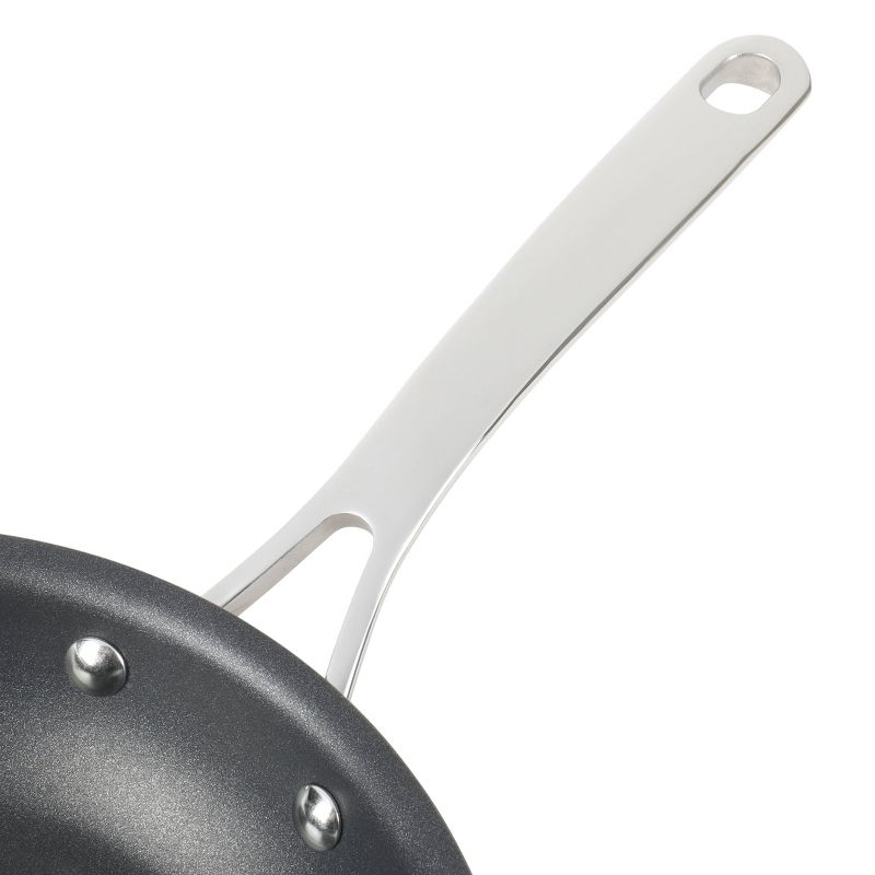 Martha Stewart 12pc Aluminum Hard Anodized Nonstick Cookware Set Copper Black Interior: Induction Safe, Skillets & Pans
