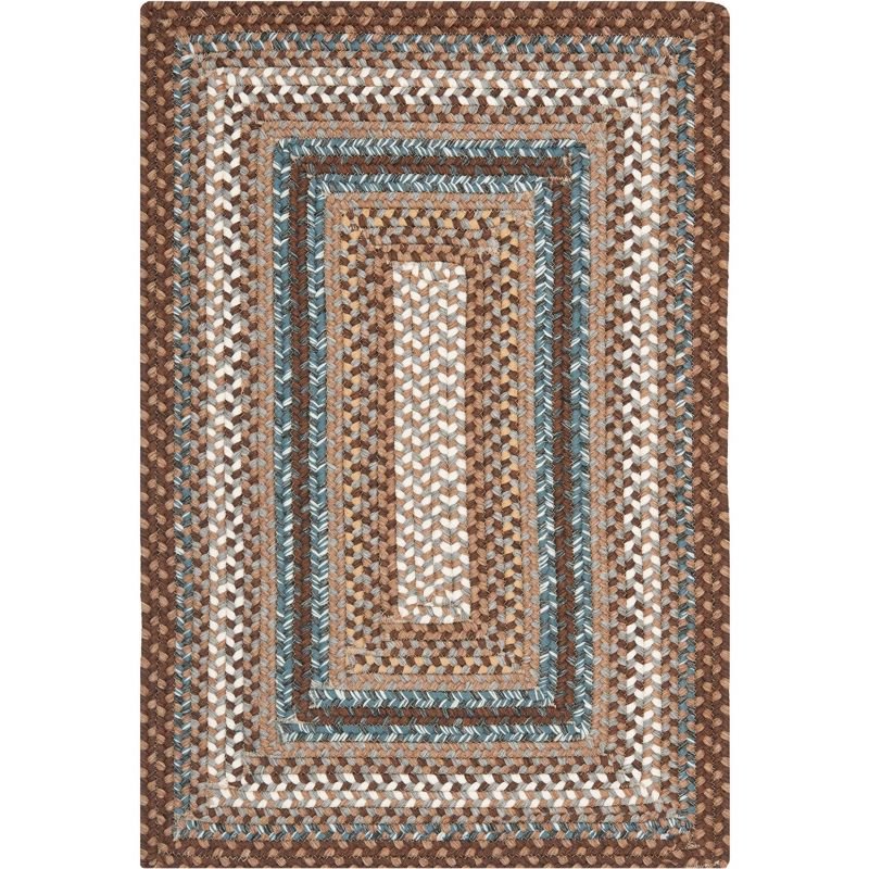 Braided BRD313 Hand Woven Accent Rug - Brown/Multi - 2'x3' - Safavieh.