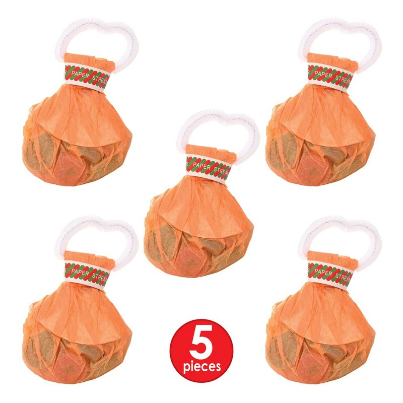 Beistle Handheld Party Streamer Bundles, (5/Pkg) Multicolored