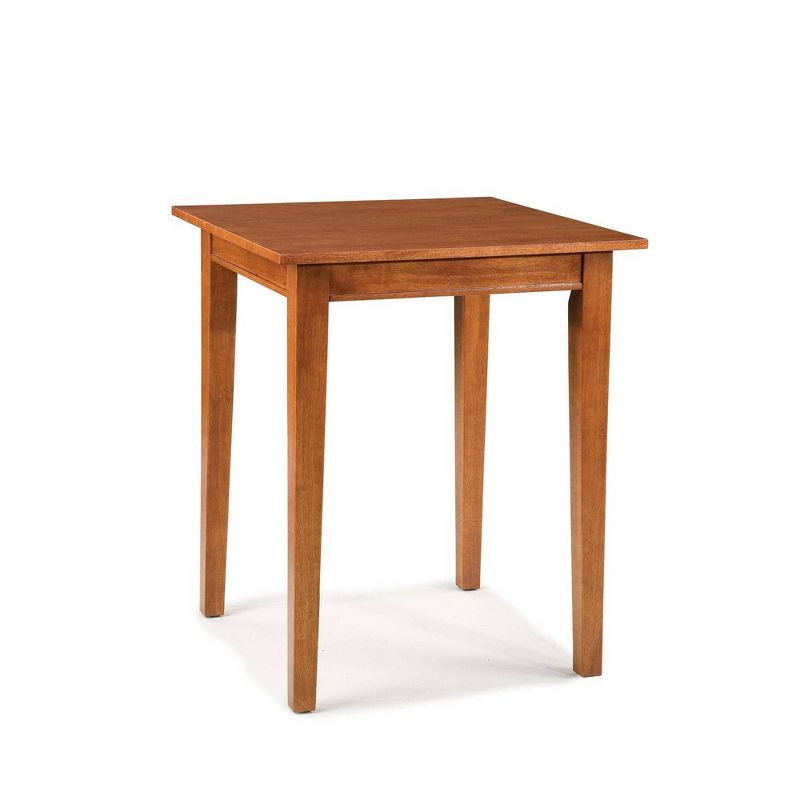 Arts and Crafts Square Bistro Table Wood/Cottage Oak - Home Styles: Hardwood Frame, 36" Height, Seats 2