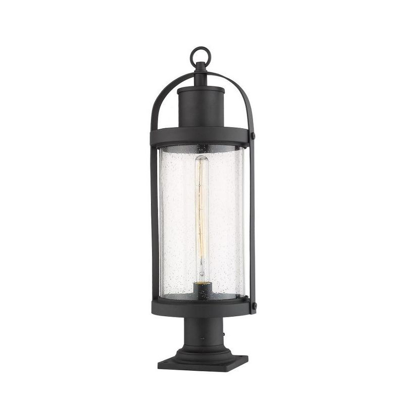 Z-Lite Roundhouse 1 - Light Lantern in  Black