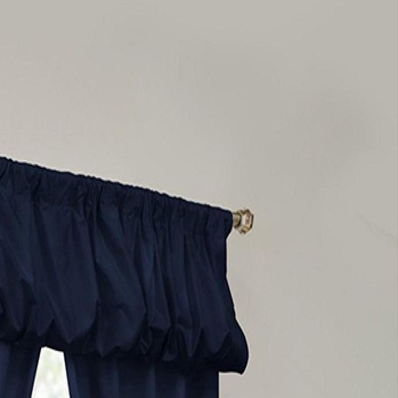 Commonwealth Thermalogic Prescott 5-Piece Window Covering Set With 3" Rod Pocket - 80"x63" - Navy