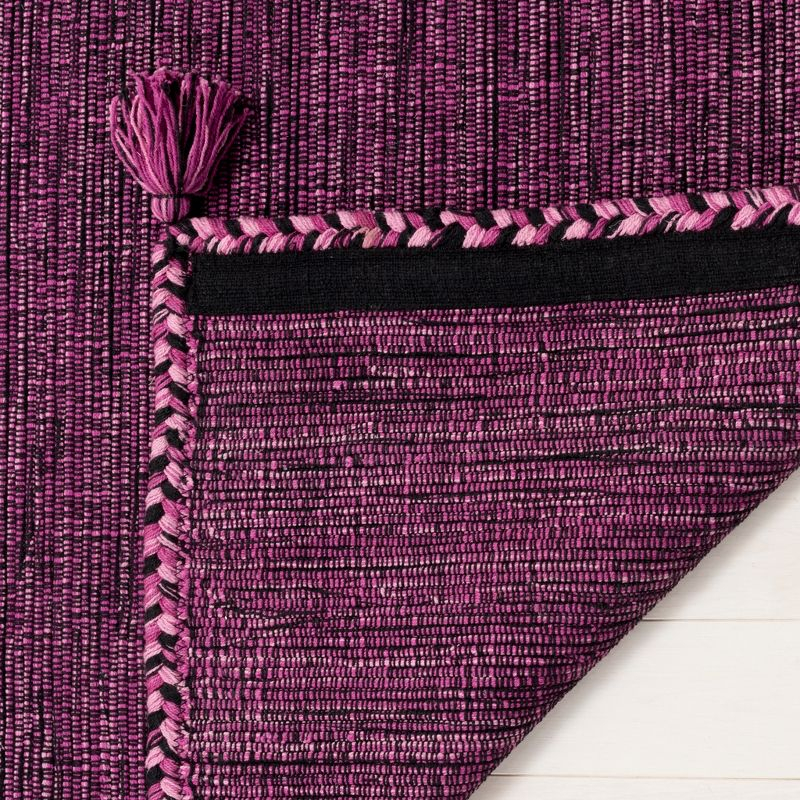 Montauk MTK150 Hand Woven Indoor Area Rug - Purple/Black - 8'x10' - Safavieh