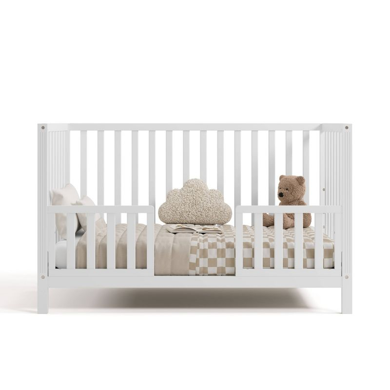 Storkcraft Morningside 5-in-1 Convertible Crib - White
