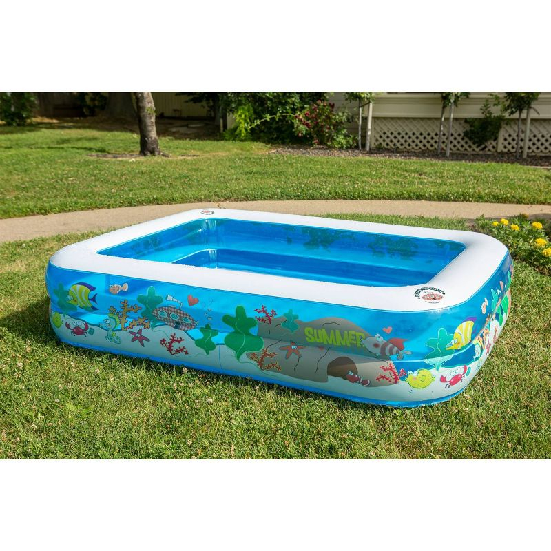 Poolmaster 53" x 16" Inflatable Kiddie Swimming Pool for Big Fun Summer School