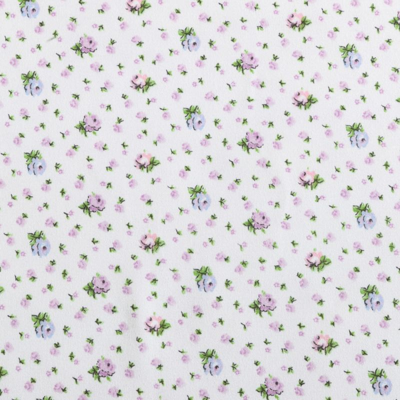 Betsey Johnson Pretty Floral Ditsy Purple Twin Sheet Set