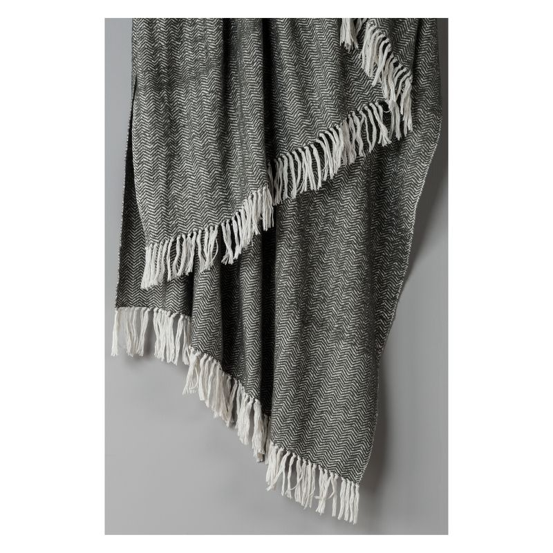 Rizzy Home Hand Woven Throw Blanket