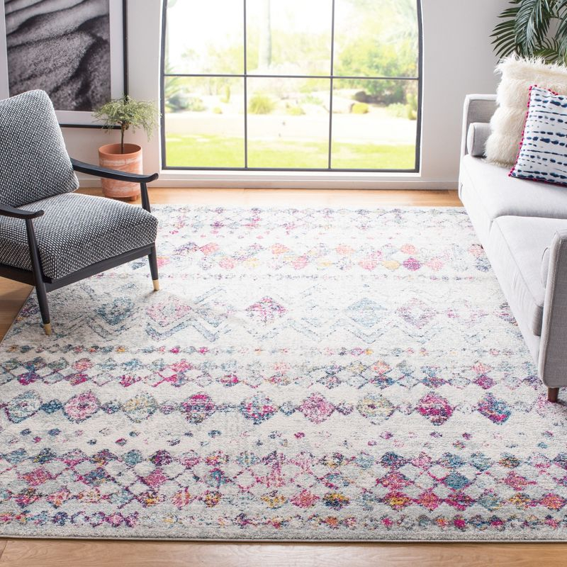 Madison 700 MAD798 Power Loomed Indoor Area Rug - Grey/Purple - 9'x12' - Safavieh