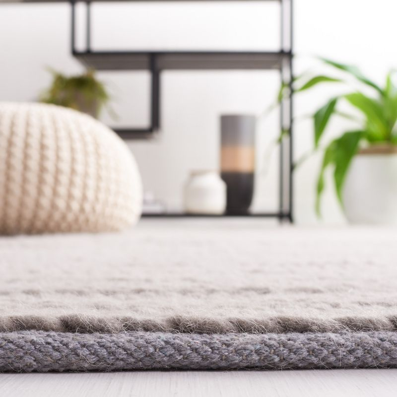 Natura NAT280 Flat Weave Indoor Area Rug - Grey - 6'x9' - Safavieh