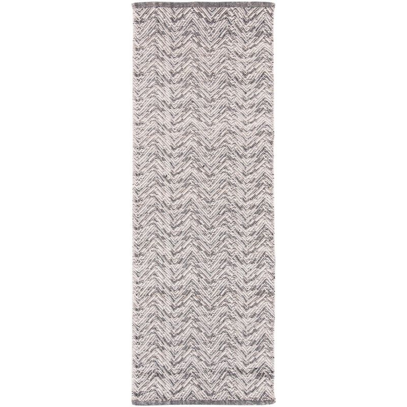 Kilim KLM401 Hand Woven Runner Rug - Grey/Beige - 2'3"x7' - Safavieh