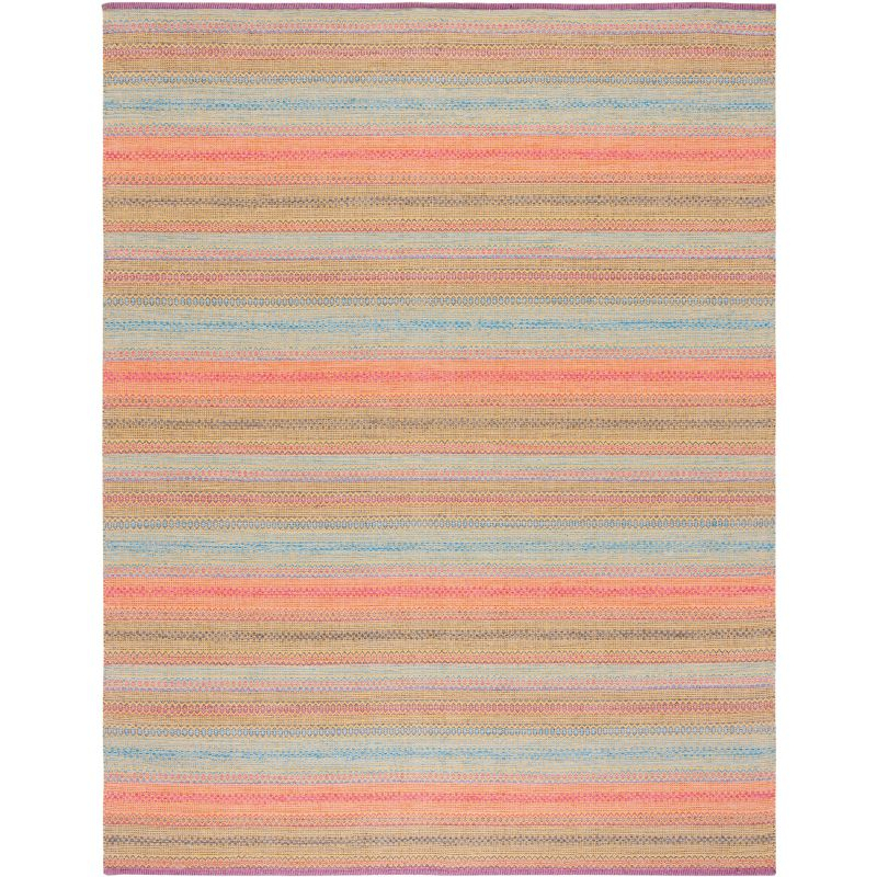 Montauk MTK851 Hand Woven Area Rug - Blue/Pink - 5'x8' - Safavieh.