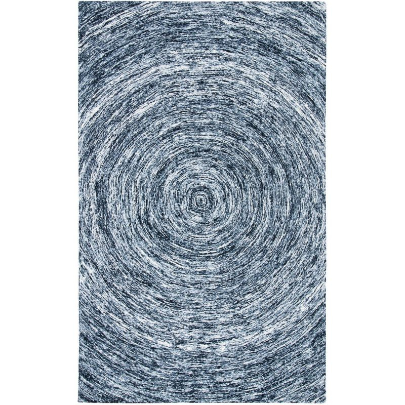Ikat IKT633 Hand Tufted Accent Rug - Grey - 3'x5' - Safavieh