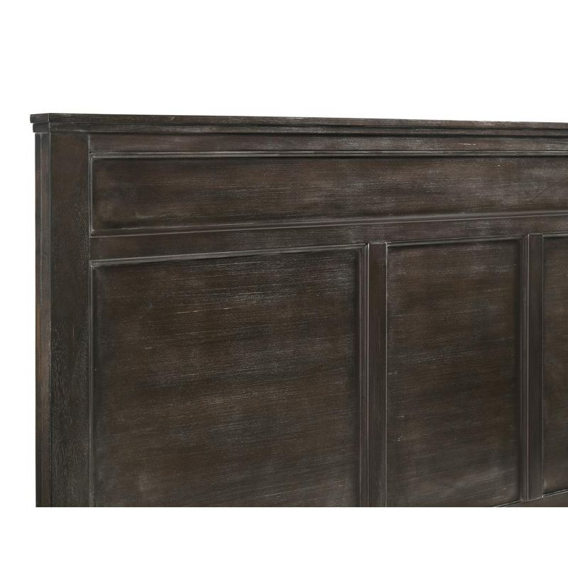 New Classic Furniture, Andover Twin Size Solid Wood Bed in Nutmeg