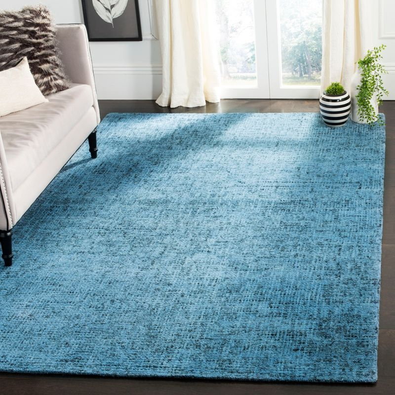 Abstract ABT208 Hand Tufted Area Rug - Blue/Multi - 5'x8' - Safavieh.