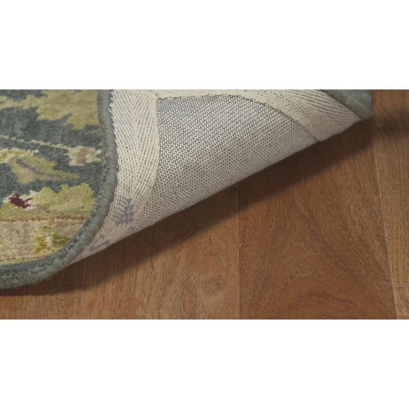 Anatolia AN549 Hand Tufted Indoor Accent Rug - Teal Blue/Taupe - 2'x3' - Safavieh