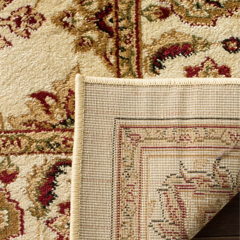 Lyndhurst LNH216 Power Loomed Area Rug - Ivory/Ivory - 6'x6' - Safavieh.