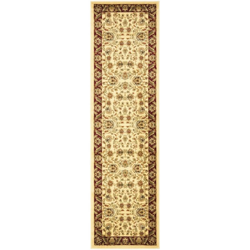 Lyndhurst LNH215 Power Loomed Runner Rug - Ivory/Red - 2'3"x6' - Safavieh