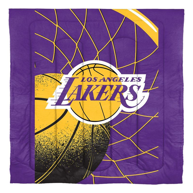 Sweet Home Collection NBA Los Angeles Lakers Comforter & Sham set Full/Queen