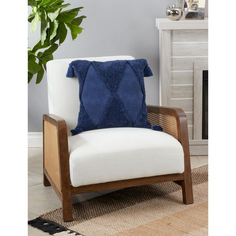 Geometric Cotton Throw Pillow