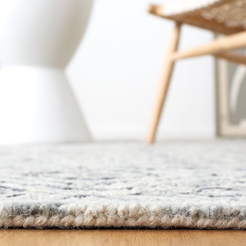 Micro-Loop MLP776 Hand Tufted Area Rug - Grey/Beige - 5'x8' - Safavieh.