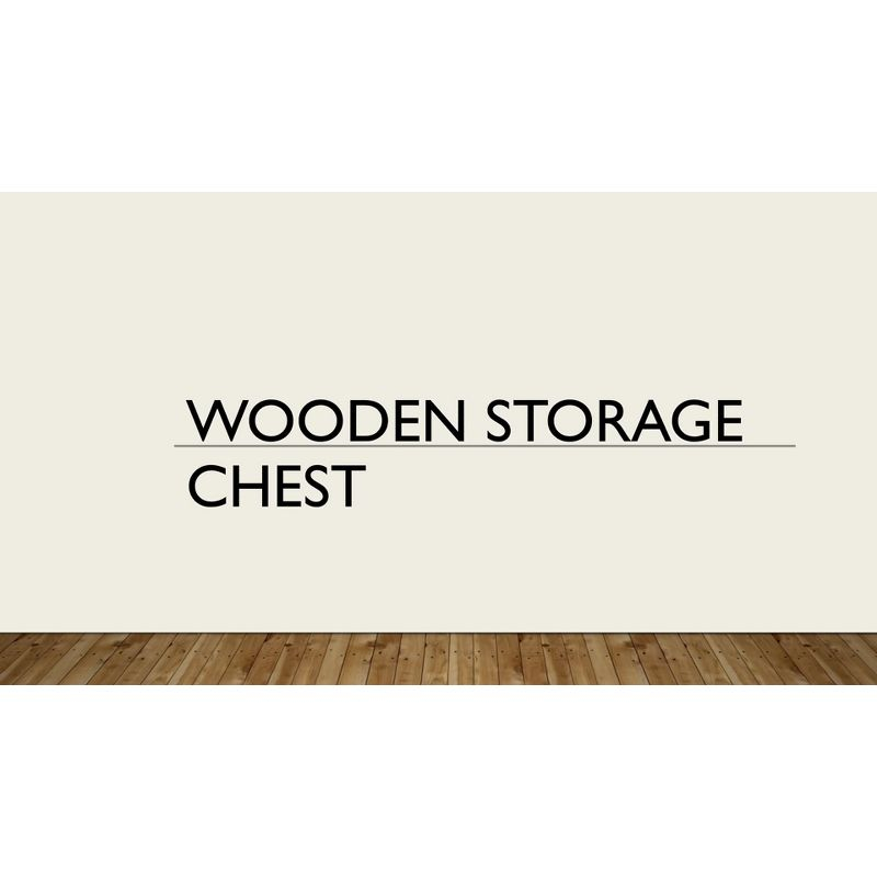 Carolina Living Veranda Storage Chest Black: Modern Design, Bedroom Linen & Sheet Organizer, Wood Frame