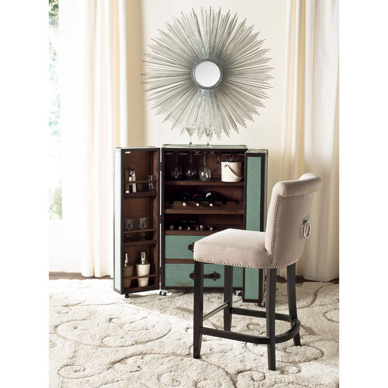 Addo Ring Counter Stool - HUD8241 - Beige - Safavieh