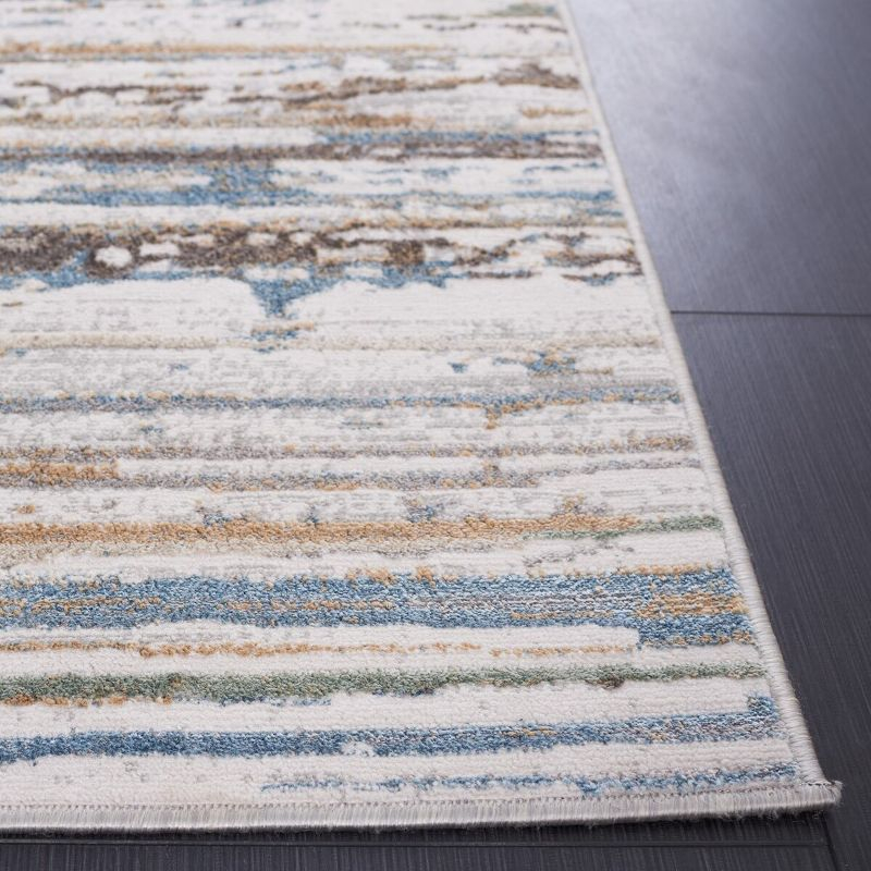 Bel Air BLA240 Power Loomed Runner Rug - Beige/Gray - 2'2"x9' - Safavieh.