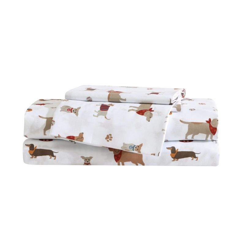 Eddie Bauer Buddy And Friends White Queen Sheet Set