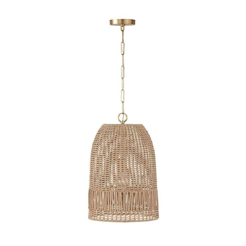 Capital Lighting Naomi 1 - Light Pendant in  Matte Brass