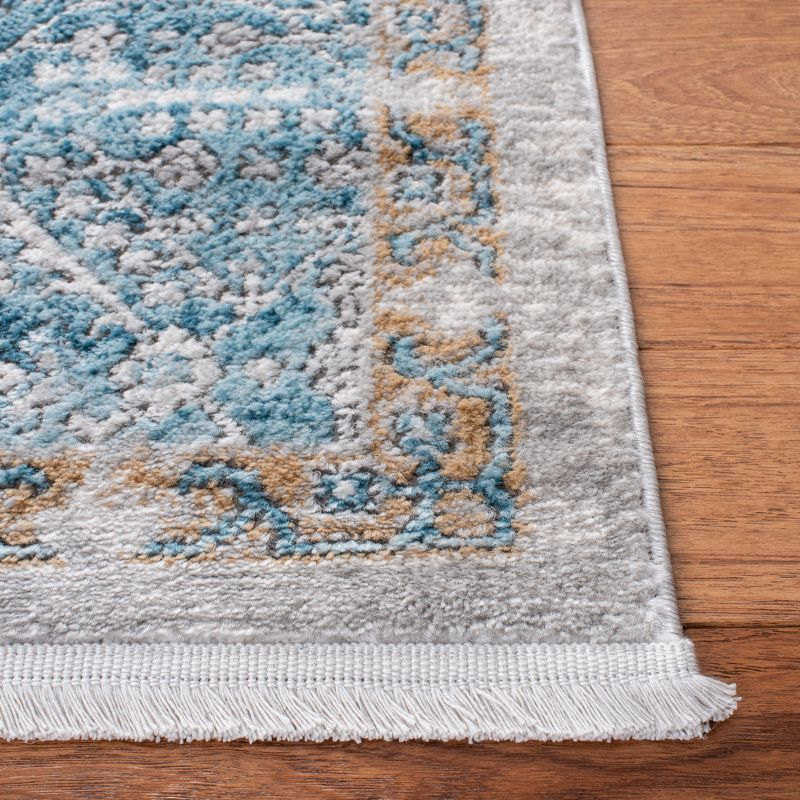 Shivan SHV714 Power Loomed Indoor Area Rug - Blue/Grey - 5'3"x7'6" - Safavieh