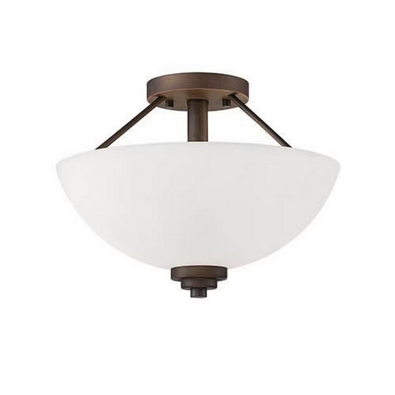 Millennium Lighting Durham 2 - Light Flush Mount in  Rubbed Bronze