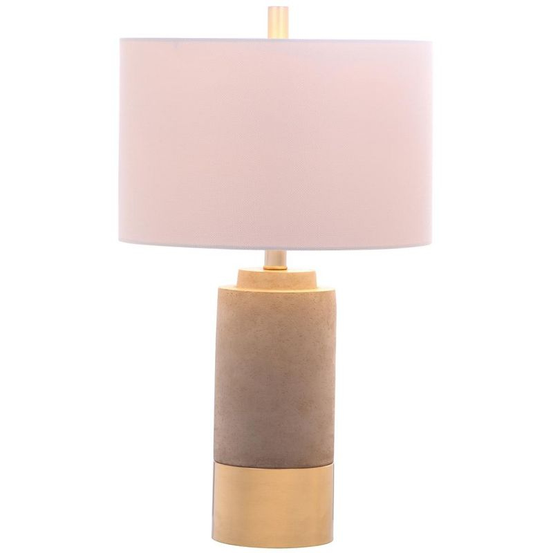 Brown Table Lamp (Set of 2) - 24 Inch Height - LIT4451 - Grey/Gold - Safavieh