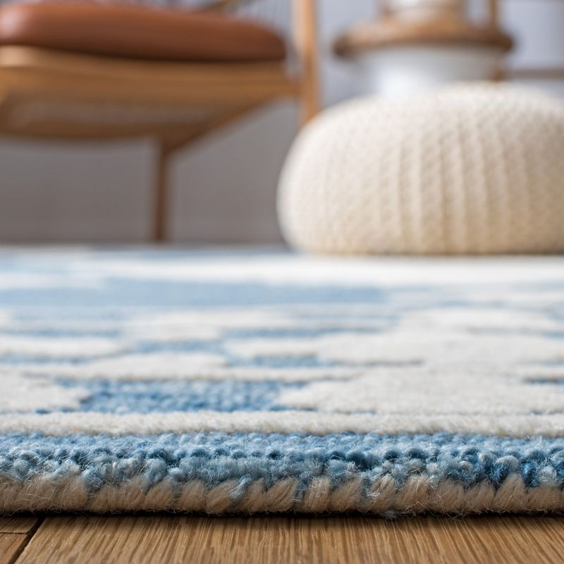 Aspen APN550 Hand Tufted Indoor Accent Rug - Blue/Ivory - 3'x5' - Safavieh