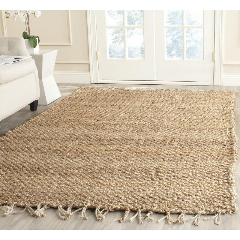 Natural Fiber NF733 Hand Woven Indoor Area Rug - Natural - 4'x6' - Safavieh.
