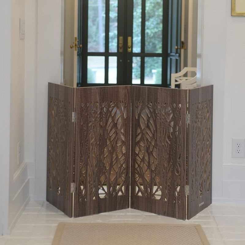 Delgado Wood Free Standing Pet Gate