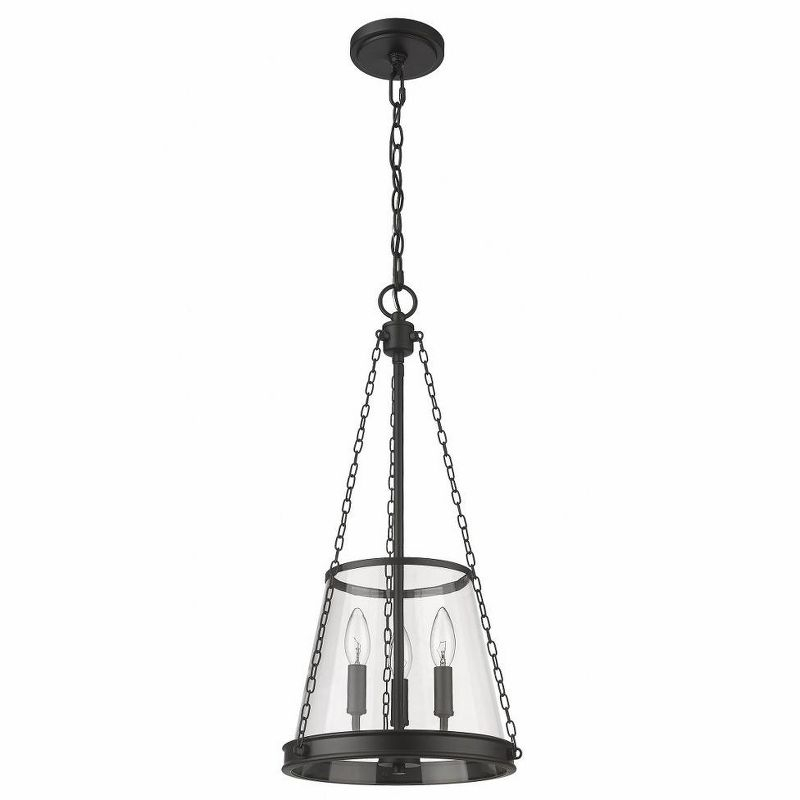 Z-Lite Prescott 3 - Light Pendant in  Matte Black