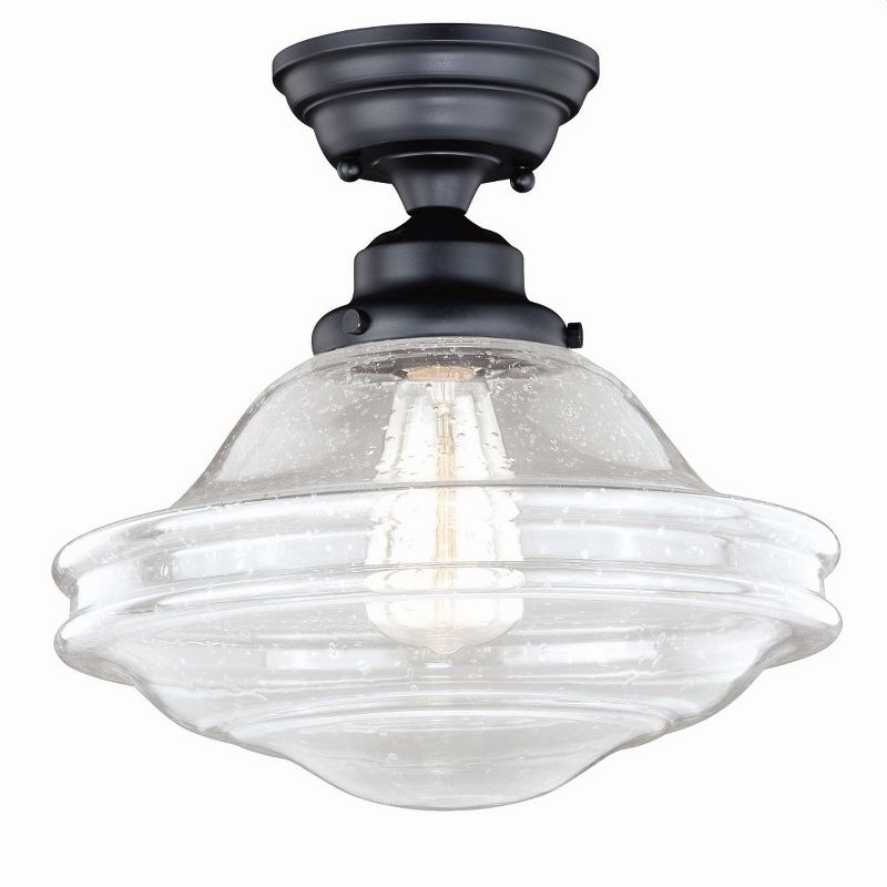 Vaxcel Huntley 1 - Light Flush Mount in  Oil Rubbed Bronze